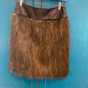 Max Azria Dark Chestnut Mini Skirt 2